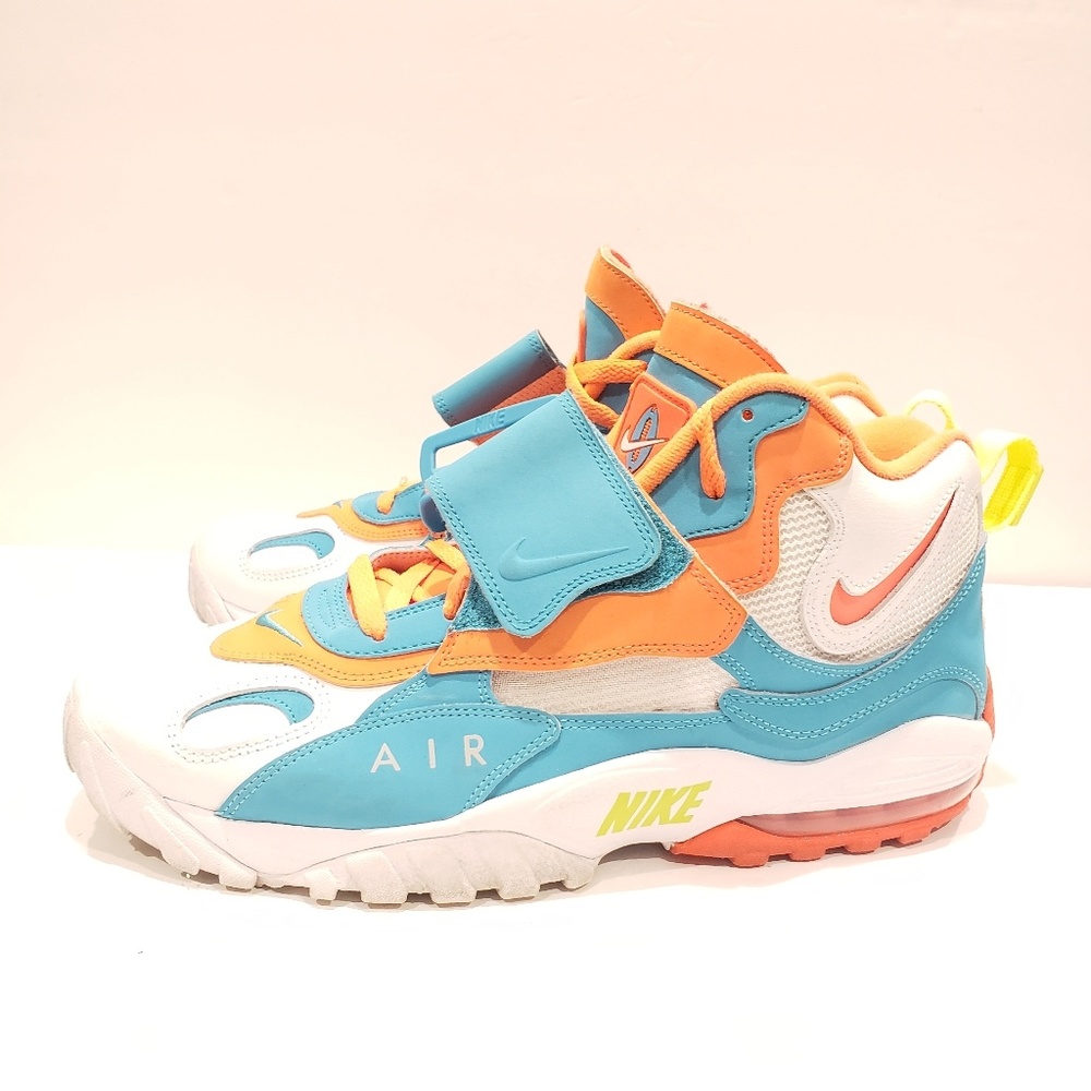 Nike Air Turf Raider 525225-102 Miami Dolphins Men's Sneakers Size 12